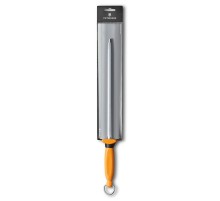 Мусат VICTORINOX Swibo, 30 см, круглая форма, мелко-средняя насечка, сталь, жёлтый