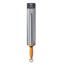 Мусат VICTORINOX Swibo, 30 см, круглая форма, мелко-средняя насечка, сталь, жёлтый