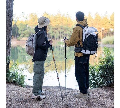 Палка Треккинговая Naturehike ST01 6061 AL NH17D001-Z  с 3 узлами женская 57-120 зеленый, 6975641885573