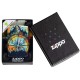 Зажигалка ZIPPO Compass с покрытием Glow In The Dark Green, латунь/сталь, разноцветная, 38x13x57 мм