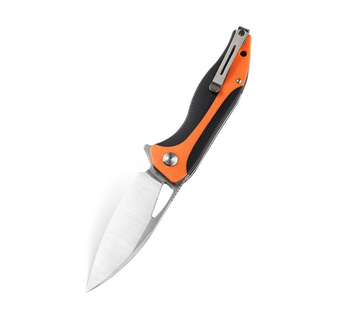 Нож Bestech Komodo сталь D2, рукоять G10 черно-оранжевая