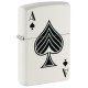Зажигалка ZIPPO с покрытием White Matte, латунь/сталь, белая, матовая, 38x13x57 мм