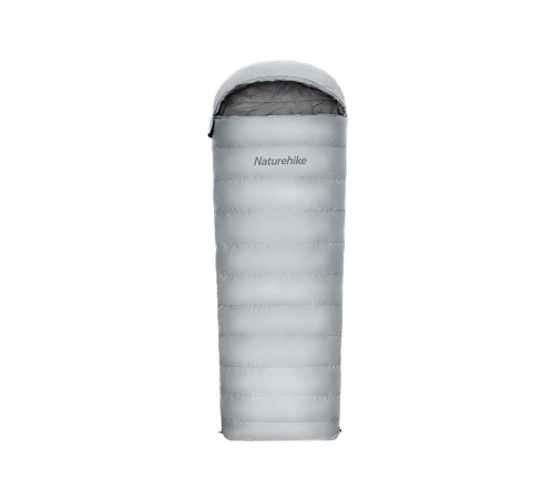 Ультралёгкий спальный мешок Naturehike RM40 Series Утиный пух Grey Size M, 6927595707159