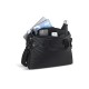 Портфель мужской BUGATTI Blanc Delight, чёрный, нейлон RPET600D/тарпаулин/полиэстер, 40х10х29 см