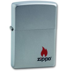 Зажигалка ZIPPO с покрытием Satin Chrome™, латунь/сталь, серебристая, матовая, 38x13x57 мм