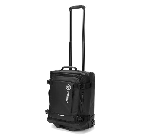 Сумка на колесах TORBER Mobi, черный, полиэстер 900D с PU покрытием, 47 х 34 х 21,5 см, 32 л