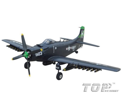 Радиоуправляемый самолет Top RC A1 Sky Raider белый 800мм 2.4G 4-ch LiPo RTF