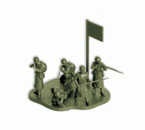 Сборные солдатики ZVEZDA Советская пехота 1941-43гг. (зима), 1/72