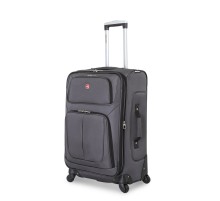 Чемодан SWISSGEAR SION, серый, полиэстер 750x750D добби, 41x26x70 см, 56 л