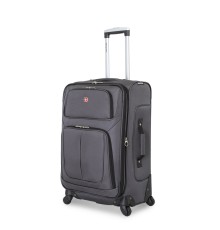 Чемодан SWISSGEAR SION, серый, полиэстер 750x750D добби, 41x26x70 см, 56 л