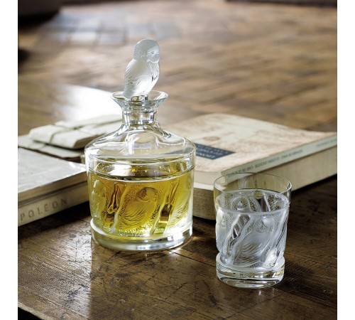 Набор из 2 стаканов для виски Lalique Owl Whisky Tumblers