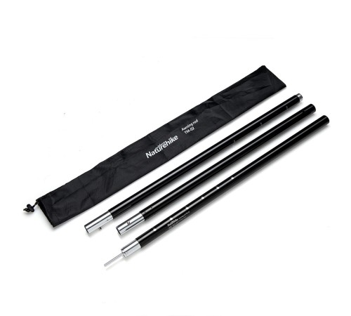 Стойка для тента Naturehike NH18T020-G TM-02 6061 алюминиевый сплав 1,9-3,0 м 5 секций, 6927595784938