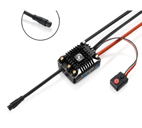 Бесколлекторный регулятор Hobbywing XERUN AXE R2 Brushless ESC (80A-480A, 1/10 Rock Crawler)