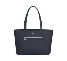 Сумка VICTORINOX Victoria Signature Tote, синяя, нейлон/кожа, 51x15x30 см, 19 л