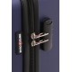 Чемодан SWISSGEAR BROSS, синий, АБС-пластик, 37,5x23x55 см, 39 л