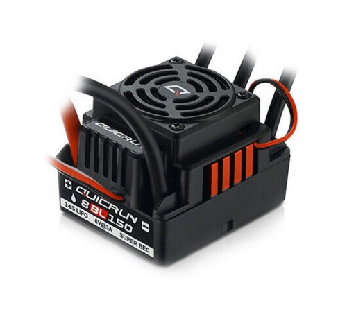 Бесколлекторный бессенсорный регулятор Hobbywing QuicRun-WP-8BL150 (150A-1080A, 1/8)