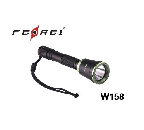 Фонарь для дайвинга Ferei W158 набор, серебряный, W158S