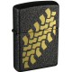 Зажигалка ZIPPO Tire Tracks с покрытием Black Crackle™, латунь/сталь, чёрная, матовая, 38x13x57 мм