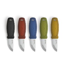 Нож Morakniv Eldris, нержавеющая сталь, цвет черный, ножны, шнурок, огниво, 12629