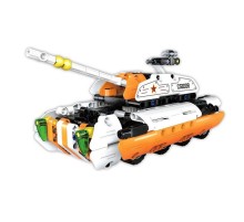 Конструктор CaDA Technic танк-трансформер 2 в 1, инерционный (294 деталей)