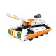 Конструктор CaDA Technic танк-трансформер 2 в 1, инерционный (294 деталей)