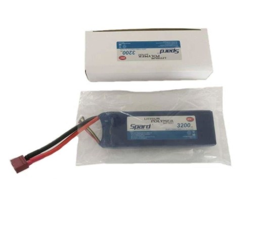 Аккумулятор Li-Po Spard 3200mAh, 11,1V, 25C, T‐plug