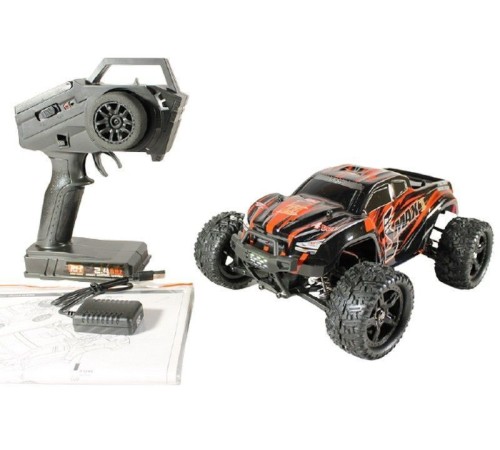 Радиоуправляемый монстр Remo Hobby SMAX Brushless V2.0 (красный) 4WD 2.4G 1/16 RTR
