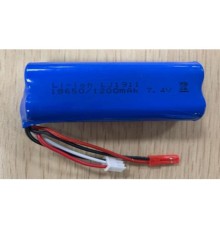 Аккумулятор Li-Po 1200mAh, 7.4V JST для Huina 1592
