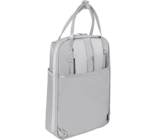 Сумка-рюкзак VICTORINOX Victoria Harmony 15,6'', серебристая, нейлон/кожа/микрозамша, 28x13x41 см