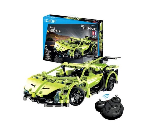 Р/У конструктор CaDA Technic спортивная машина (453 детали)