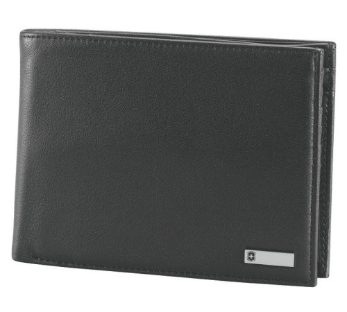 Портмоне VICTORINOX Altius 3.0 Innsbruck, чёрное, натуральная кожа наппа, 13x2x10 см