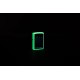 Зажигалка ZIPPO Aliens Design с покрытием Glow In The Dark Green, латунь/сталь, белая, 38x13x57 мм