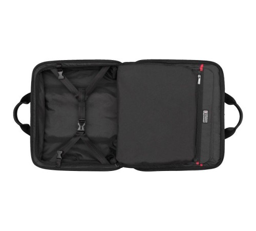 Мобильный офис VICTORINOX VX One Briefcase 15,6', чёрный, нейлон 1000D/кожа, 42x21x40 см, 35 л