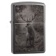 Зажигалка ZIPPO Classic с покрытием Black Ice®, латунь/сталь, чёрная, глянцевая, 38x13x57 мм
