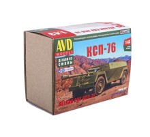 Сборная модель AVD САУ КСП-76, 1/43