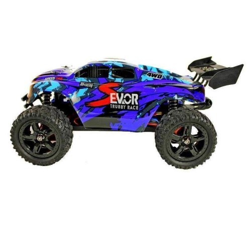 Радиоуправляемая трагги Remo Hobby S EVO-R UPGRADE (синяя) 4WD 2.4G 1/16 RTR