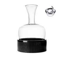 Декантер для вина с подставкой для льда Italesse Alavin Black Base