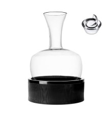 Декантер для вина с подставкой для льда Italesse Alavin Black Base