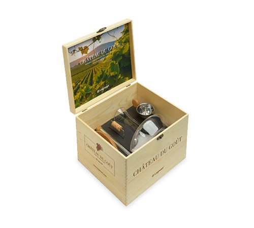 Декантер с набором аксессуаров Legnoart Decanter Set complete “CHÂTEAU Du GOÛT”