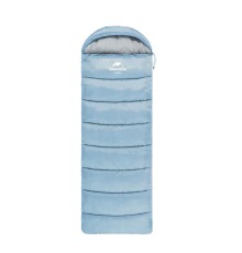 Спальный мешок Naturehike U250 U Series Twine Cotton синий (молния слева)