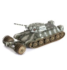 Сборная модель ZVEZDA Советский средний танк с минным тралом Т-34/76, 1/35