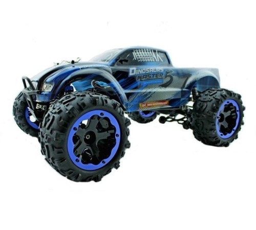Радиоуправляемый монстр Remo Hobby Dinosaurs Master TWINS MOTOR (синий) 4WD 2.4G 1/8 RTR