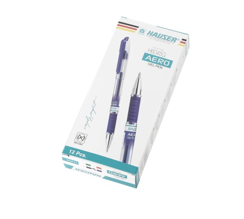 Гелевая ручка Hauser Aero, пластик, цвет черный