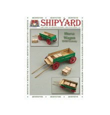 Сборная картонная модель Shipyard телега (№69), 1/72