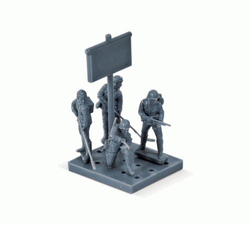 Сборные солдатики ZVEZDA Немецкие штурмпионеры, 1/72