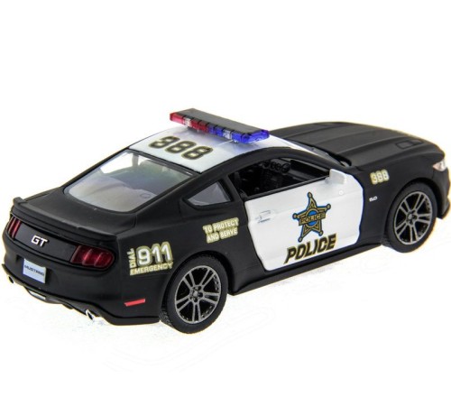 Машина Kinsmart 1:38 Ford Mustang GT 2015 (Police) инерция (1/12шт.) б/к