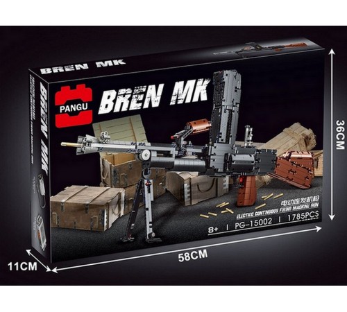 Конструктор RCM пулемет Bren (1785 деталей)