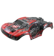 Кузов красный шорт-корс для Remo Hobby EX3 1/10