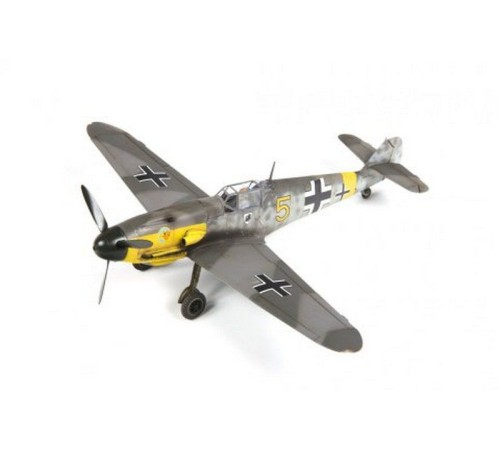 Сборная модель ZVEZDA Немецкий истребитель «Мессершмитт» BF-109 F2, подарочный набор, 1/48