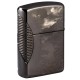 Зажигалка ZIPPO Armor™ Wolf  с покрытием High Polish Black Ice®, латунь/сталь, чёрная, 38x13x57 мм